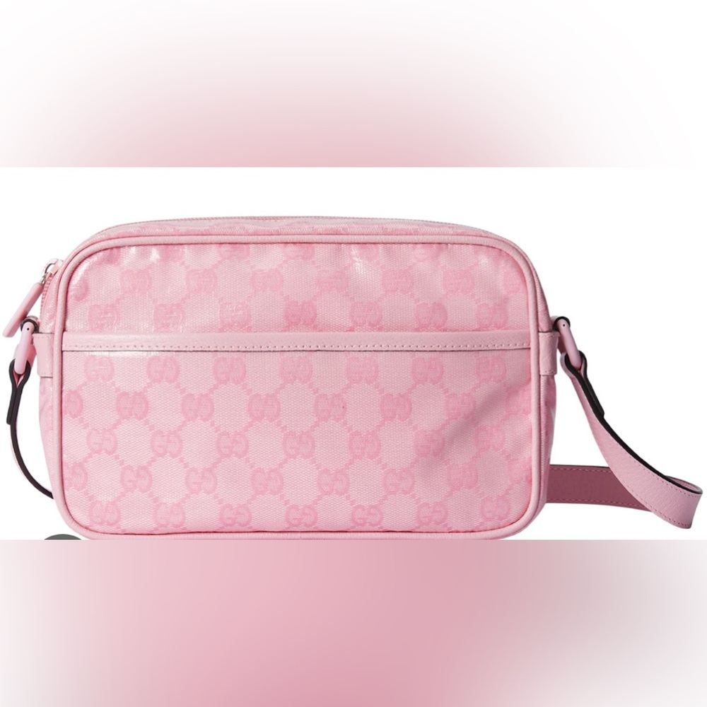 Gucci GG Crystal Mini Shoulder Bag Pink